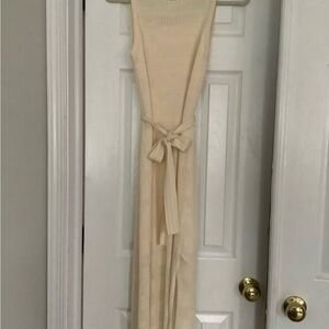 Rachel Zoe Cream Textured Knit Top